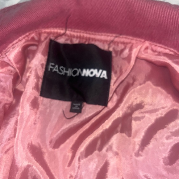 Fashion Nova Denim Moto Jacket - Picture 5 of 9